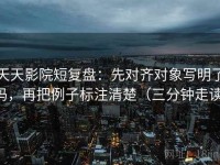 天天影院短复盘：先对齐对象写明了吗，再把例子标注清楚（三分钟走读）